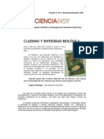 Marrone Et Al., 1992 Cladismo y Div Biol