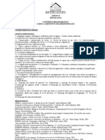 ANEXO II - Conteúdo Programático Assistente em Adm