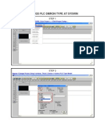 Omron PLC Type Settings in Syswin