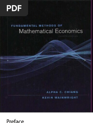 ビジネス・経済 Mathematical Economics 4e Chiang Wainwri Amazon.com: The basic method of mathematical economics