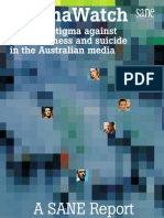 Stigma Watch - Tackling stigma againstmental illness and suicide in the Australian media