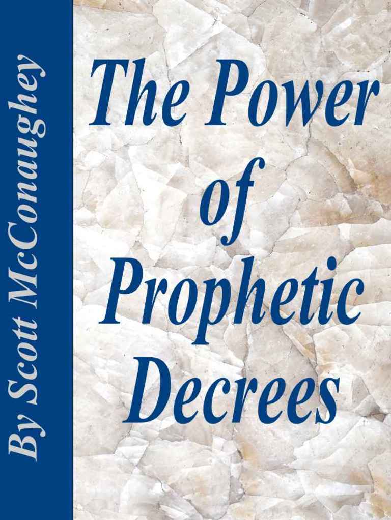The Power of Prophetic Decrees PDF Grace In Christianity Adam And Eve