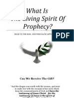 What Is The Living Spirit of Prophecy by Trent R. Wilde