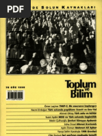 Toplum Ve Bilim Sayı 78