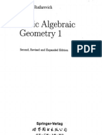 Shafarevich Algebraic Geometry