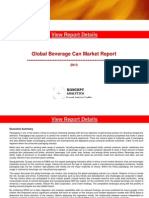 Global Beverage Can Market Report