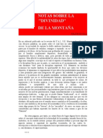 Notas sobre la divinidad de la montana - Evola, Julius.doc