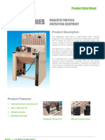 MAG 20 Series Magnetic Particle Inspection Equipment Product Data Sheet - English