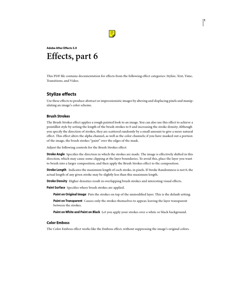 Adobe After Effects 5.0 Web Help (4876754) | PDF