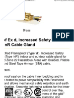 E1FX Tri-Star Flameproof Ex D, Increased Safety Ex e and Restricted Breathing Ex NR Cable Gland