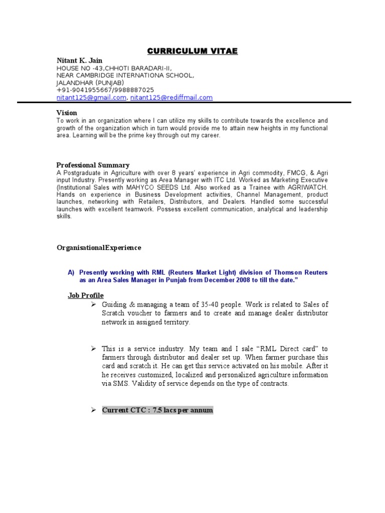 Nitant K. Jain | PDF | Professional Certification | Agriculture