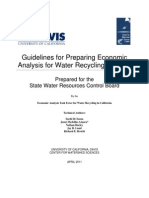 Guidrlines on Doing Cost Benefit Analysis of Waste Water Treatment Plant