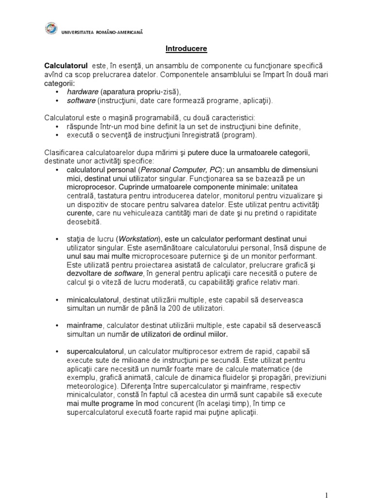 Proiect Informatica | PDF