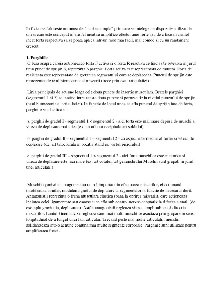 Cusca Rocher Planuri Si Miscari | PDF