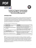 Americorps Sustainability Toolkit