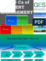 The 5Cs of Event Management