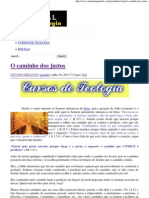 O Caminho Dos Justos - Portal Da Teologia PDF