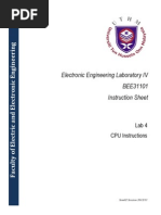 Lab 4 CPU Instructions