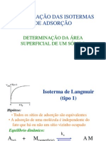 Modelização Das Isotermas de Adsorção