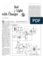 IC Controlled Emergency Light With Charger: Ircuit Ideas