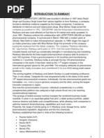 Introduction to Ranbaxy
