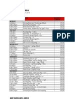Birtley Timetable 2013-2014