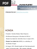 Download Honda Amaze Marketing Analysis by venkivnx SN161960282 doc pdf