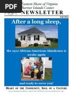 Download Fall 2013 Newsletter by Barrier Islands Center SN161979266 doc pdf