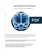 5 Ejercicios para Mejorar La Concentracion