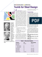 Rules of Thumb Feb2000-Steel Members