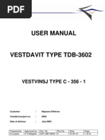 Vest Davit MOB User Manual 8050