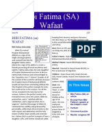 Bibi Fatima Wafat PDF