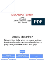 Bahan Ajar - Ptm117 Mekanika Teknik