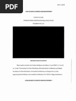 October 2011 FISA Court ruling