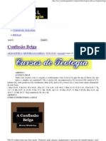 Confissão Belga - Portal Da Teologia PDF