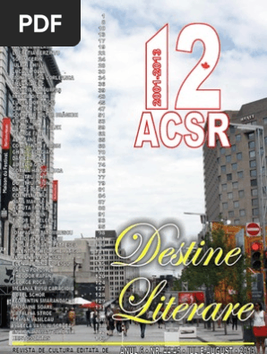 Destine Literare August 2013