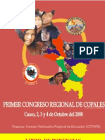 Libro de Ponencias Del Primer Congreso de COPALES