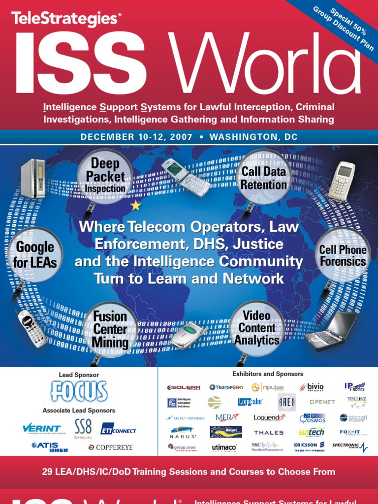 ISSWorldFallISS World Intelligence Support Systems For Lawful ...