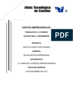 Costos empresariales: Real vs absorbente