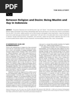Download Between Religion and Desire Being Muslim and Gay in Indonesia Tom Boellstroff by mimem SN16205107 doc pdf