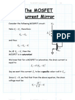 The MOSFET Current Mirror