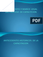 4 Antecedentes y Marco Legal Del Proceso de Capacitcion