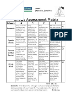 Qnews Assessment Matrix Steph Samantha