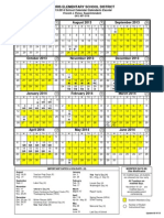 Perris Elementary School District: 2013-2014 School Calendar/Calendario Escolar