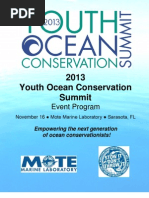 Download 2013 Youth Ocean Conservation Summit Program by YOCS16 SN162071442 doc pdf