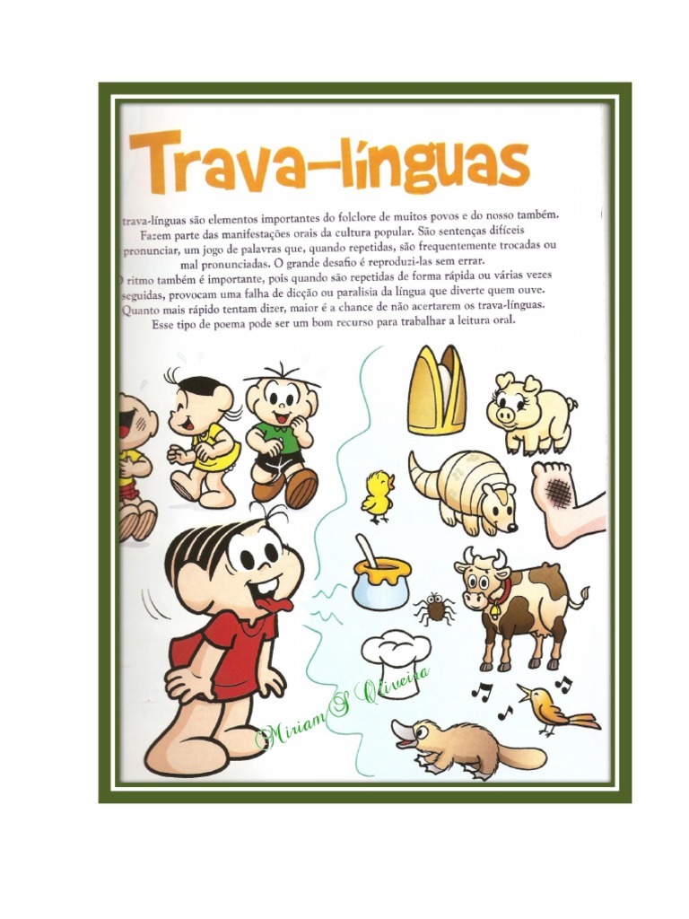Trava Línguas | PDF