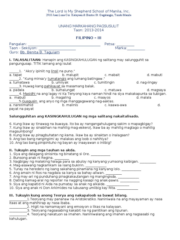 3 RD Year | PDF