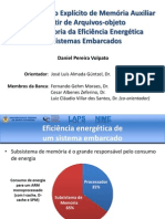 Gerenciamento Explícito de Memória Auxiliar A Partir de Arquivos-Objeto para Melhoria Da Eficiência Energética de Sistemas Embarcados