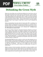 Debunking The Green Myth: Perma Crete