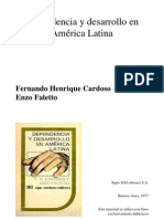 Cardozo y Faletto 1977 Dependencia y Desarrollo en America Latina